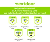 Neighbors have voted Dr. Kathy’s Veterinary Care as a Neighborhood Fave for Best Pet services